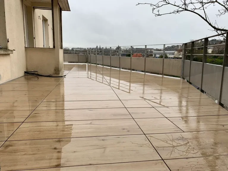 Création d'une terrasse de toit à Saint-Brieuc