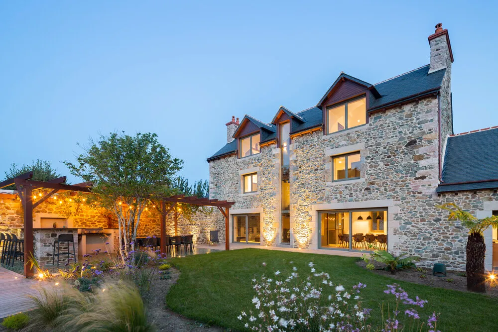 Projet d'aménagement paysager extérieur à Plangunoual